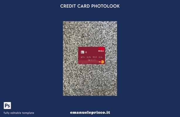 modello frontale photolook mastercard Norvegia BN Bank ASA stile verificato
